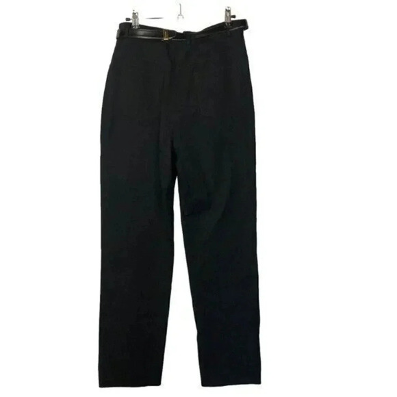 St. John Sport Black Straight Leg Jeans 6 - Picture 2 of 5